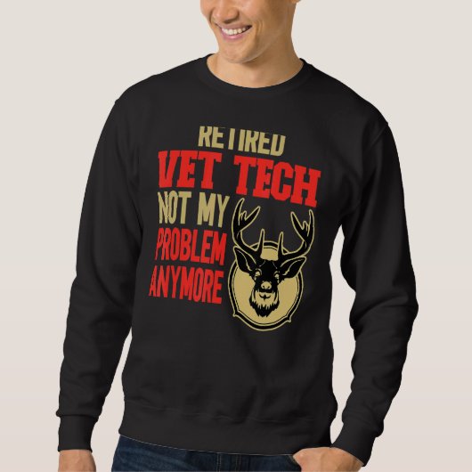 Gepensioneerde Vet Tech Deer Hunting Trui (Voorkant)