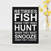 Gepensioneerde vissen wanneer ze willen kaart (Gele Bloem)