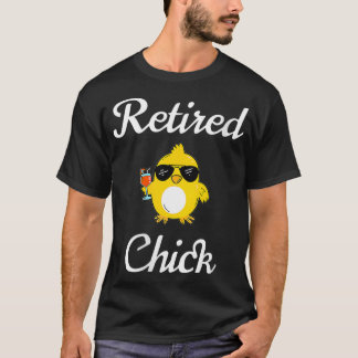 Gepensioneerde vrouw Chick Funny Retirement Party  T-shirt