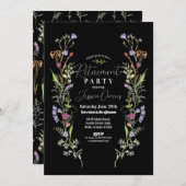 Gepensioneerde vrouwen Wildflowers Floral Ditsy Da Kaart (Voorkant / Achterkant)