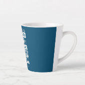 Gepensioneerde Wiskunde Leraar Funny Retirement Gi Latte Mok (Rechts)