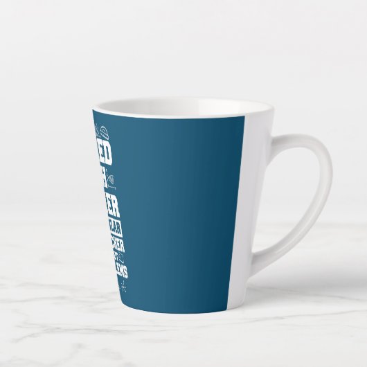 Gepensioneerde Wiskunde Leraar Funny Retirement Gi Latte Mok (Rechts)