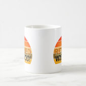 Gepensioneerde Woo Hoo met  zonsondergang Koffiemok (Center)