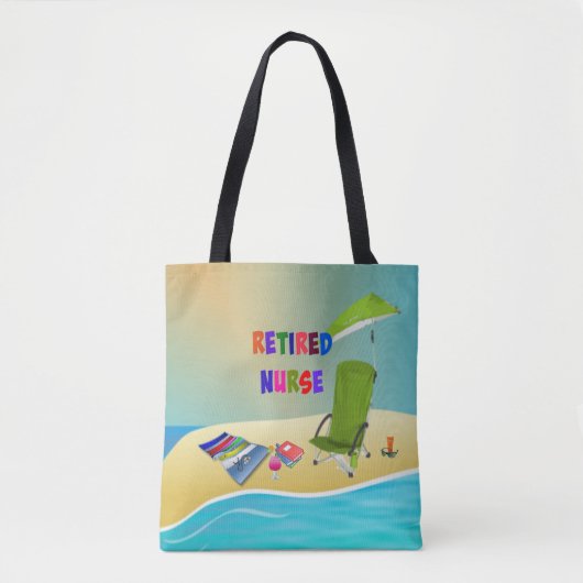 Gepensioneerde zuster, Fun in Sun Tote Bag (Voorkant)