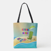 Gepensioneerde zuster, Fun in Sun Tote Bag (Achterkant)