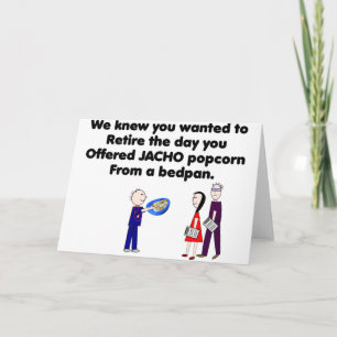 Gepensioneerde zuster Story Art JACHO Button Kaart