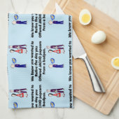 Gepensioneerde zuster Story Art JACHO Theedoek (Quarter Fold)