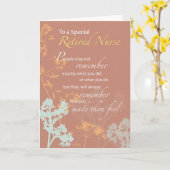 Gepensioneerde zusters, Verpleegdagen Wildbloemen Kaart (Gele Bloem)