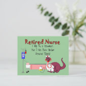 Gepensioneerde zustGiften Briefkaart (Staand voorkant)