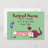 Gepensioneerde zustGiften Briefkaart (Voorkant / Achterkant)