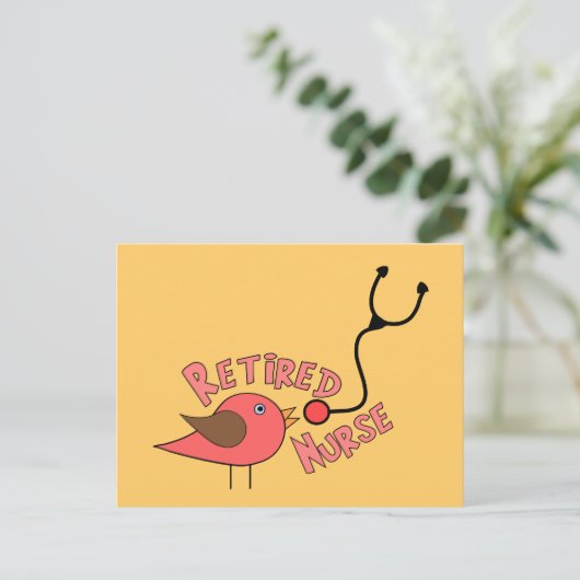 Gepensioneerde zustGiften Briefkaart (Staand voorkant)