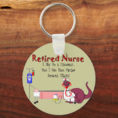 Gepensioneerde zustGiften Sleutelhanger (Voorkant)