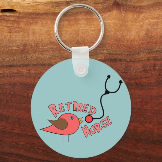 Gepensioneerde zustGiften Sleutelhanger (Voorkant)