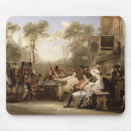 Gepensioneerden van Chelsea die de Gazette Announc Muismat (Voorkant)