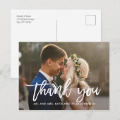 Gepensneerd charm Dank u Briefkaarten (Voorkant / Achterkant)
