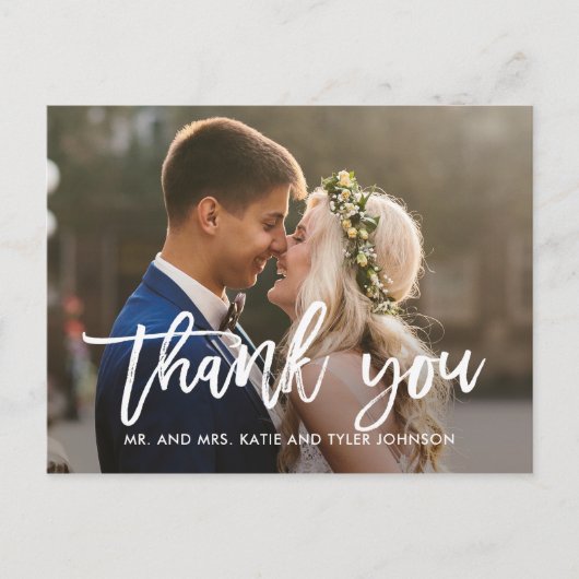 Gepensneerd charm Dank u Briefkaarten (Voorkant)