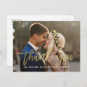 Gepensneerd charm Dank u Briefkaarten (Voorkant / Achterkant)