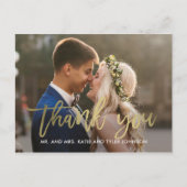 Gepensneerd charm Dank u Briefkaarten (Voorkant)