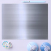 Gepensneerd zilver metaal getextureerd flyer (Enkel)