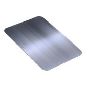 Gepensneerd zilver metaal getextureerd magneet (Rechterzijde)