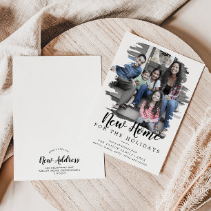 Gepenspeld Nieuw Huis voor de Foto van Feestdagen Feestdagenkaart