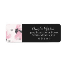 Gepenspelde Blush Return Address Labels