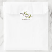 Gepenspelde takken Dank u Stickers (Tas)