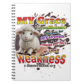 Geperfectioneerd in zwakheid notitieboek (Voorkant)