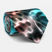 Geperforeerd bordontwerp met 'inkt' op wijn t stropdas (Opgerold)