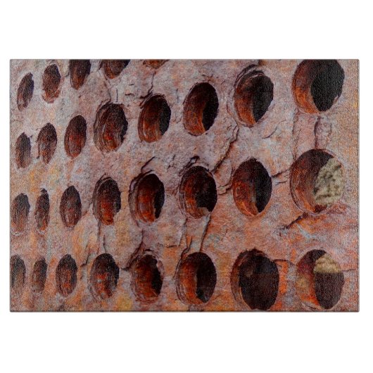 Geperforeerd hardmetalen glaskapbord snijplank (Voorkant)