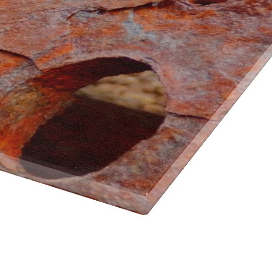 Geperforeerd hardmetalen glaskapbord snijplank (Hoek)