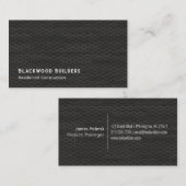 Geperforeerd metaal/Hout Visitekaartje (Voorkant / Achterkant)