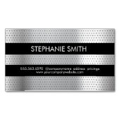 Geperforeerd metaalpatroon magnetisch visitekaartje (Voorkant)