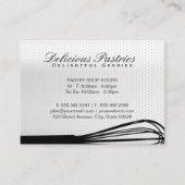 Geperforeerde achtergrond | Whisk Chef Visitekaartje (Voorkant)