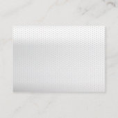 Geperforeerde achtergrond | Whisk Chef Visitekaartje (Achterkant)