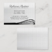 Geperforeerde achtergrond | Whisk Chef Visitekaartje (Voorkant / Achterkant)