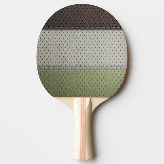 geperforeerde lederen textuurset tafeltennisbatje (Voorkant)