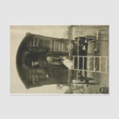  geperforeerde wagon en hond tissuepapier (Voorkant)