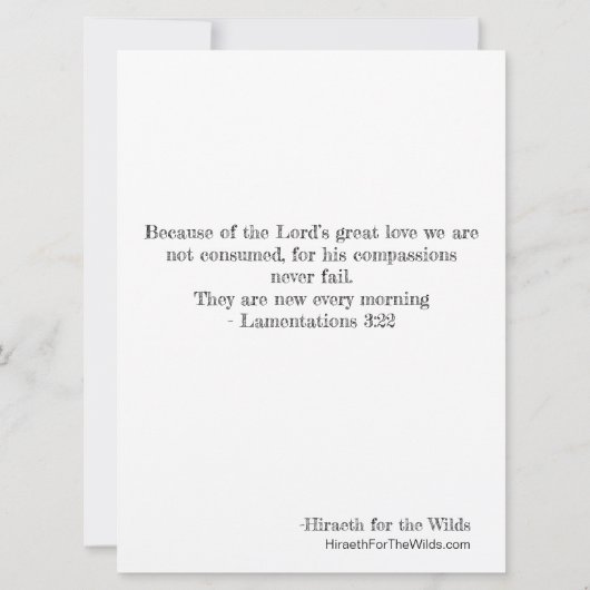 Geperosnaliseerde Wolf Howling Kaart (Achterkant)