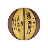 Gepersonaliseerd 1000 punten spelers basketbal (Verticaal)