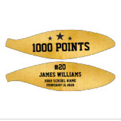 Gepersonaliseerd 1000 punten spelers basketbal (Panelen)