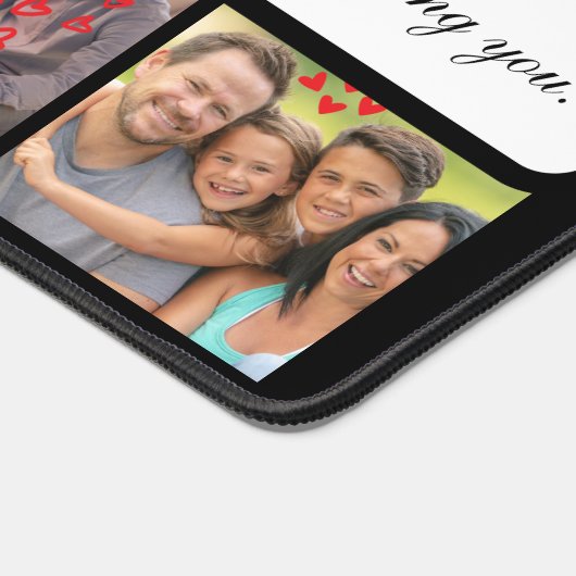 Gepersonaliseerd 10 Fotocollage Bureaumat (Hoek)