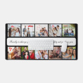 Gepersonaliseerd 10 Fotocollage Bureaumat (Keyboard & Muis)