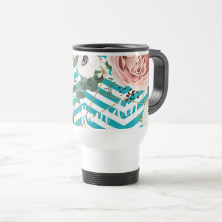 Gepersonaliseerd 15 ounce koffie mok Geometrisch R