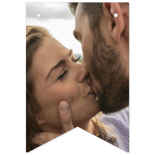 Gepersonaliseerd 16 Fotoviering Vlaggetjes (Eerste vlag)