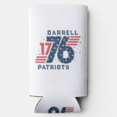 Gepersonaliseerd 1776, Onafhankelijkheidsdag, 4 ju Seltzer Blikjeskoeler (Achterkant)