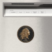 Gepersonaliseerd 1793 Flowing Hair Penny Magnet (Insitu (Vaatwasser))