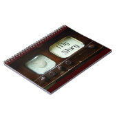 Gepersonaliseerd 1940s Televisie- en radioset Notitieboek (Linkerzijde)