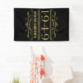 Gepersonaliseerd 1949 70e verjaardag spandoek (Insitu)
