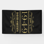 Gepersonaliseerd 1949 70e verjaardag spandoek (Horizontaal)